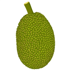 Jackfruit Classroom Fruit Transparent Sticker
